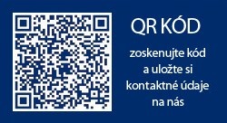 Zoskenujte QR kód a uložte si kontaktné údaje na nás